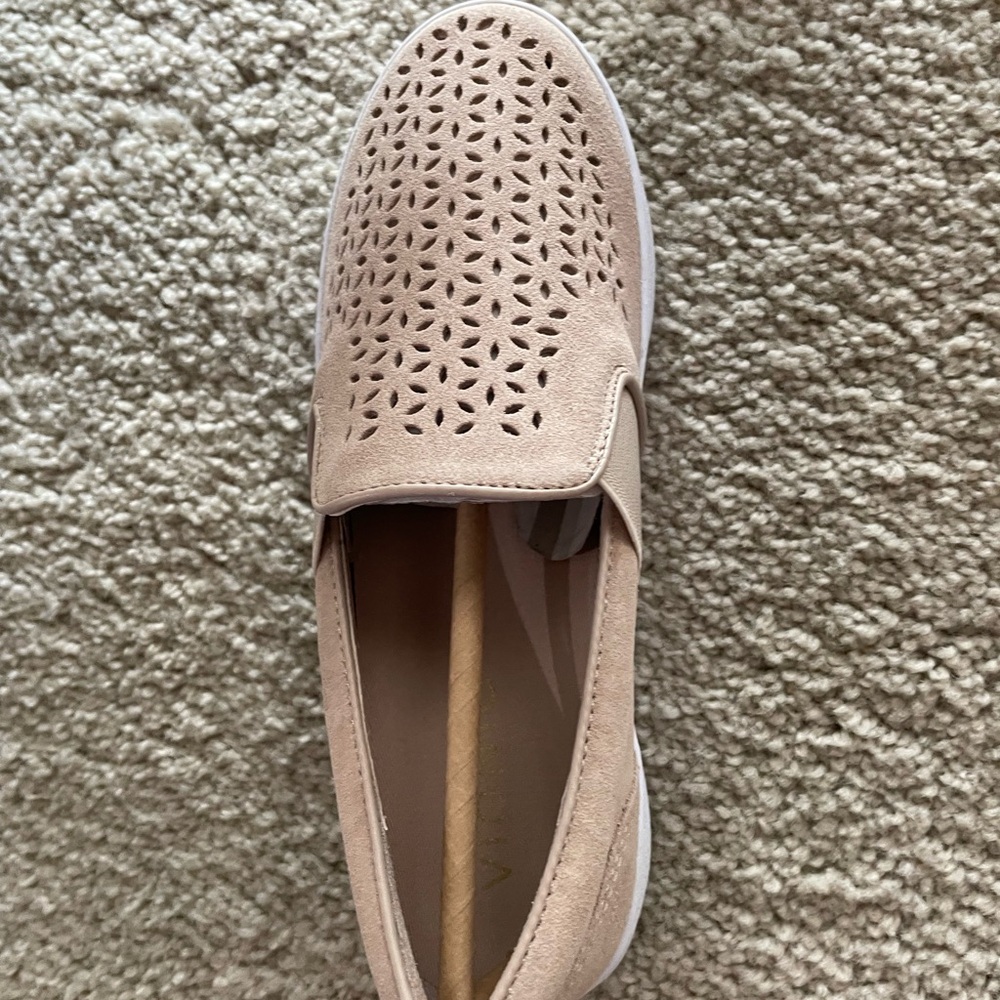 Vionic Beige Perforated Loafers